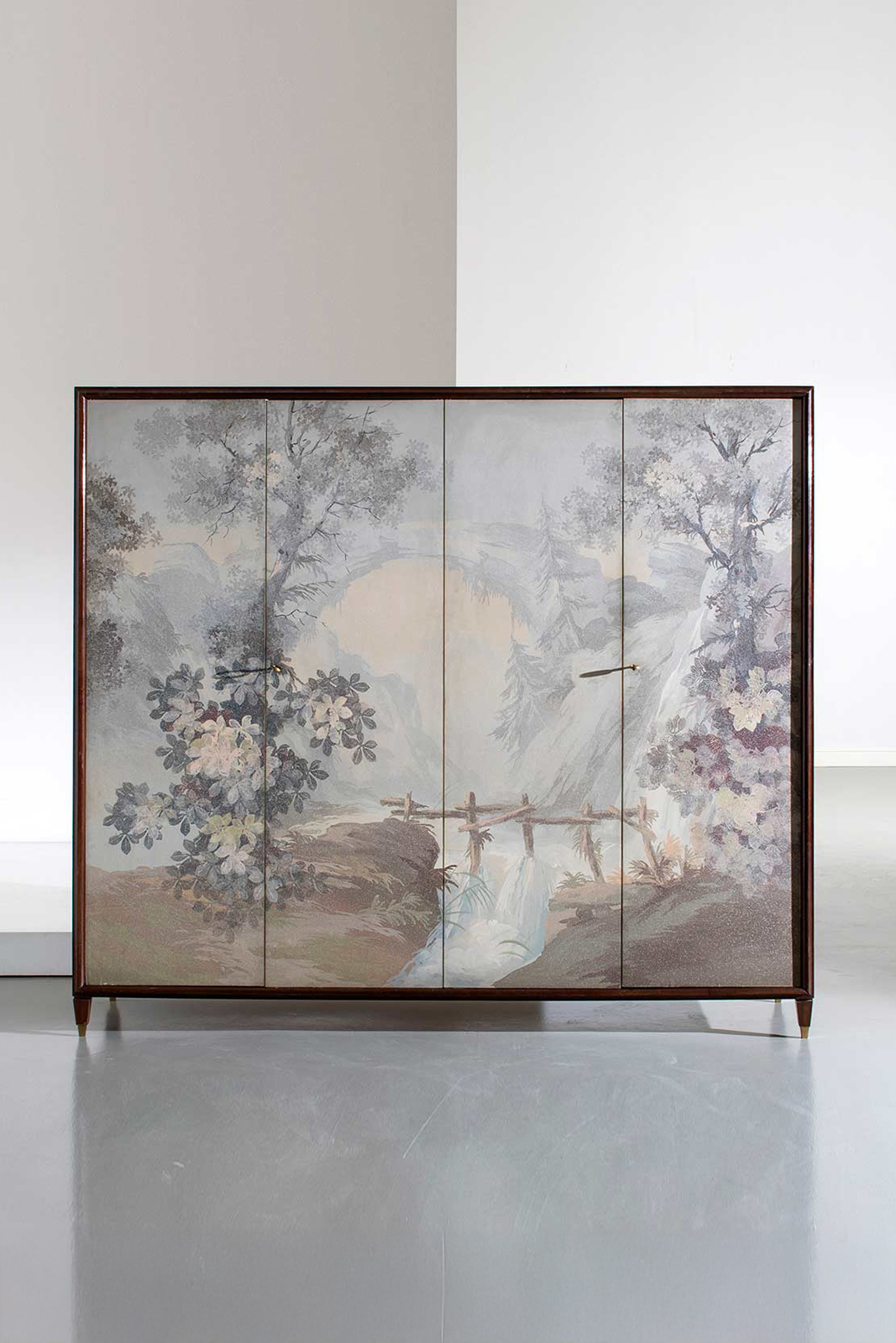 Wooden wardrobe attributed to Arredamenti Borsani – 1950s