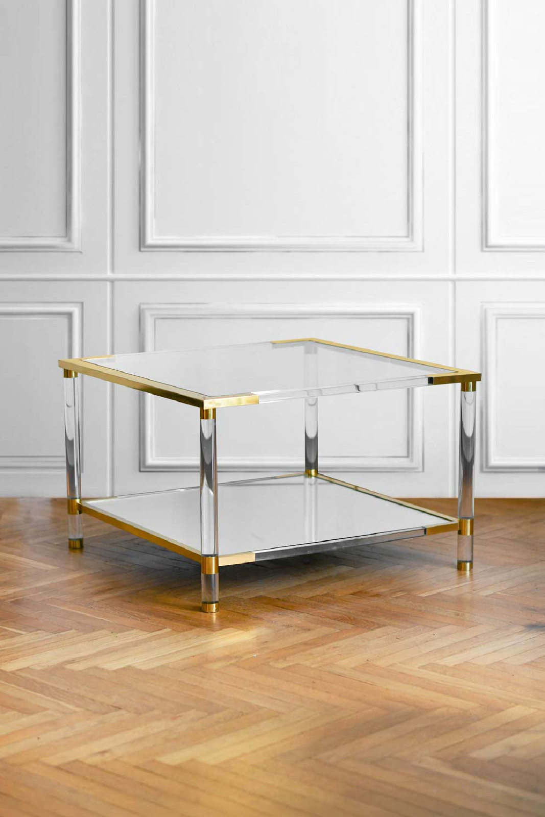 Transparent coffee table - Italy 1970