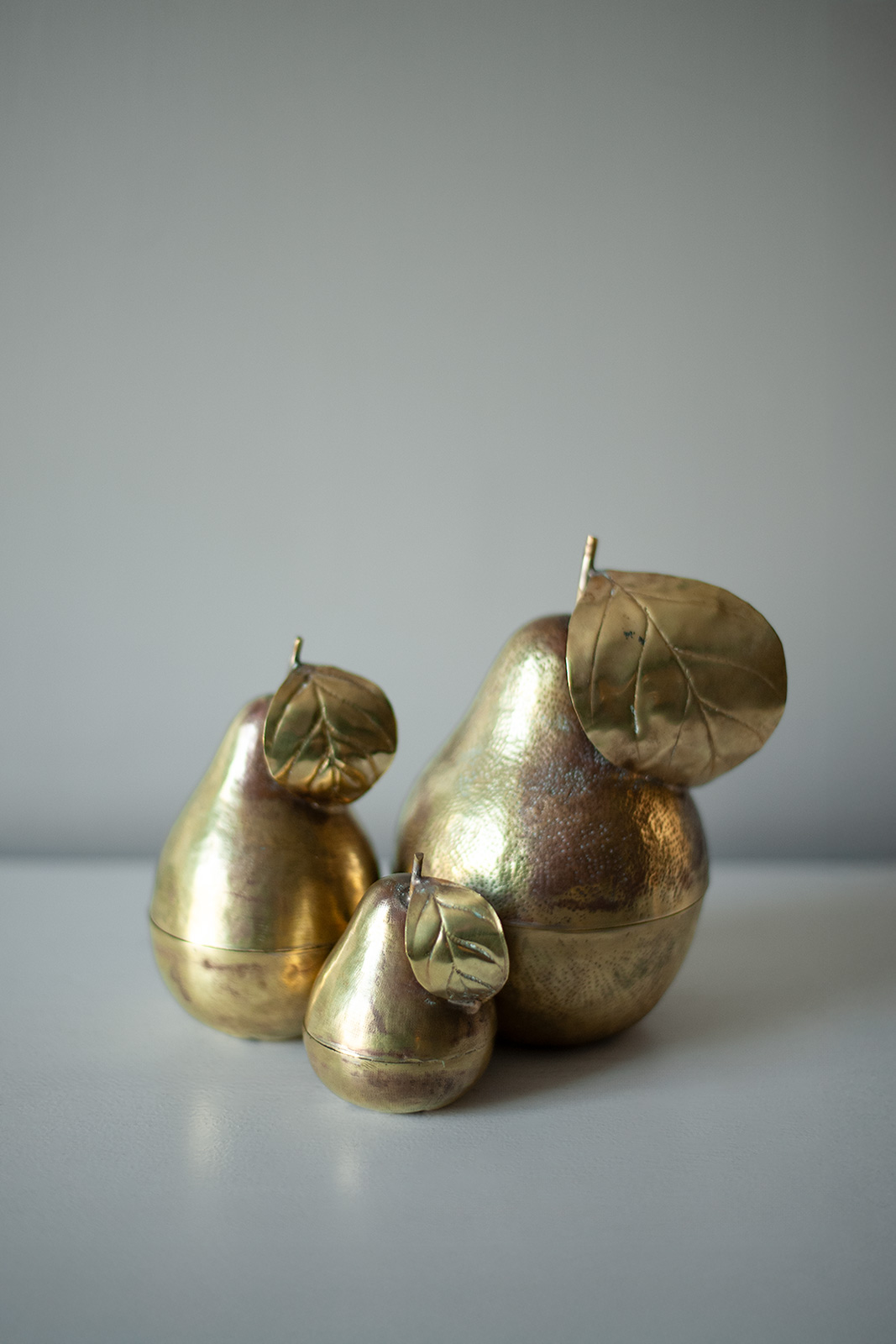 Brass Fruit-Shaped Containers - Molto Editions